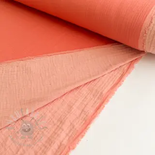 Tetra Tkanina/Muslin DOUBLE FACE peach
