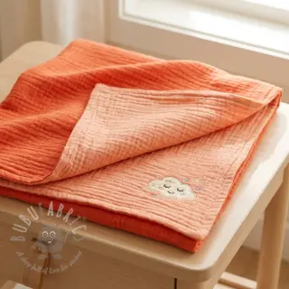 Tetra Tkanina/Muslin DOUBLE FACE peach