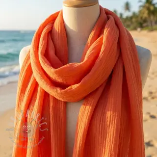 Tetra Tkanina/Muslin DOUBLE FACE peach
