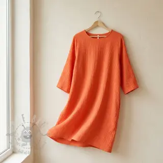 Tetra Tkanina/Muslin DOUBLE FACE peach