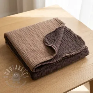 Tetra Tkanina/Muslin DOUBLE FACE mocha