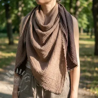 Tetra Tkanina/Muslin DOUBLE FACE mocha