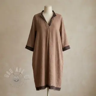 Tetra Tkanina/Muslin DOUBLE FACE mocha