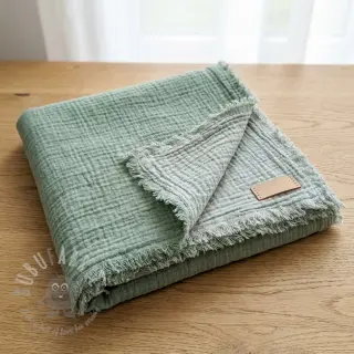 Tetra Tkanina/Muslin DOUBLE FACE light mint