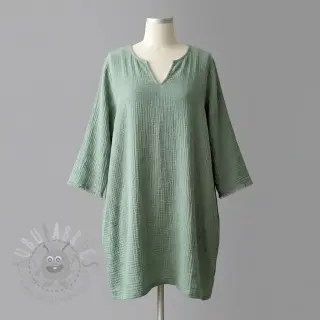 Tetra Tkanina/Muslin DOUBLE FACE light mint