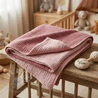 Tetra Tkanina/Muslin DOUBLE FACE lilac