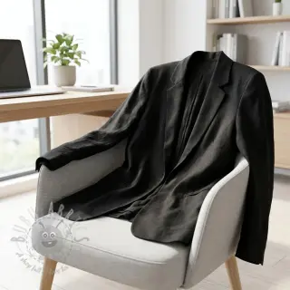 Viskoza s lanom BUBBLY black