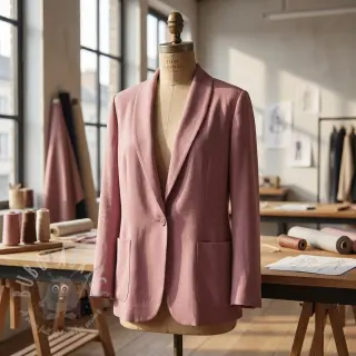 Viskoza s lanom BUBBLY old pink