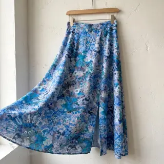 Viskoza RAYON POPLIN Blossoms design C