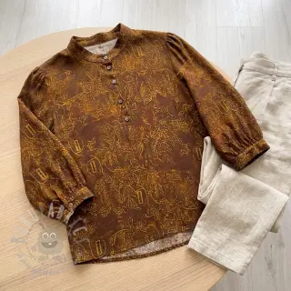 Viskoza RAYON POPLIN Flow design C
