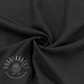 Viskoza s lanom WASHED black