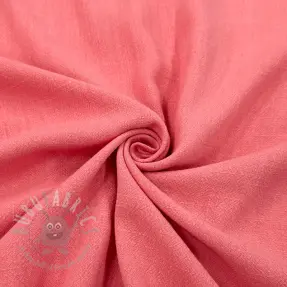 Viskoza s lanom WASHED coral