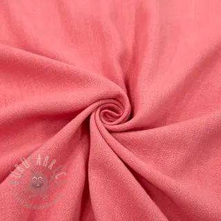 Viskoza s lanom WASHED coral