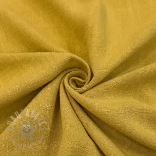 Viskoza s lanom WASHED ochre