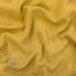 Viskoza s lanom WASHED ochre