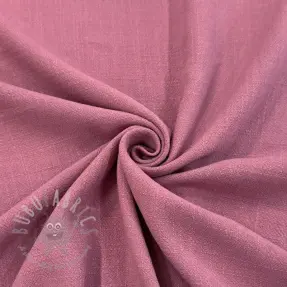 Viskoza s lanom WASHED old pink
