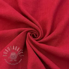 Viskoza s lanom WASHED dark red