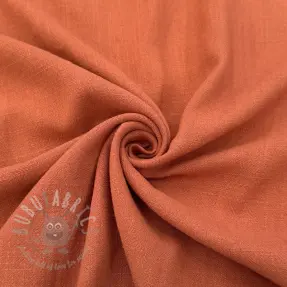 Viskoza s lanom WASHED terracotta