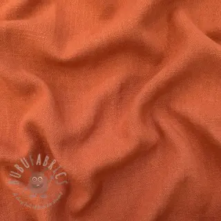 Viskoza s lanom WASHED terracotta