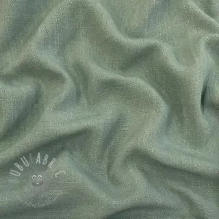 Viskoza s lanom WASHED old green
