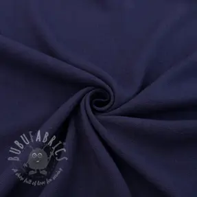 Viskoza s lanom WASHED navy