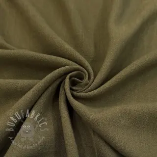 Viskoza s lanom WASHED olive
