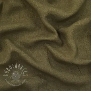 Viskoza s lanom WASHED olive