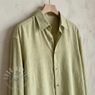 Viskoza s lanom WASHED light lime