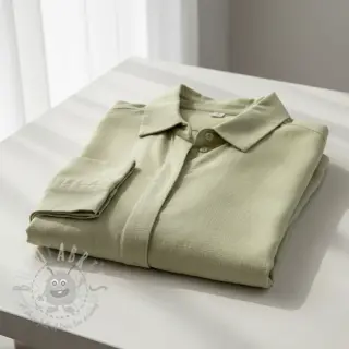 Viskoza s lanom WASHED light lime