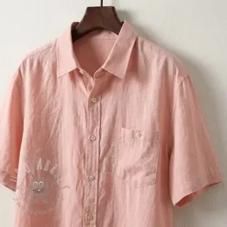 Viskoza s lanom WASHED salmon
