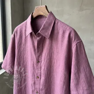Viskoza s lanom WASHED mauve