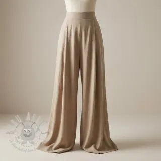 Viskoza s lanom WASHED sand