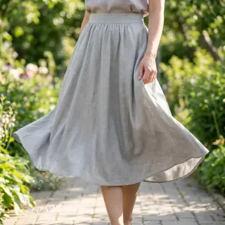 Viskoza s lanom WASHED grey