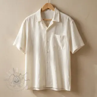 Viskoza s lanom WASHED ecru