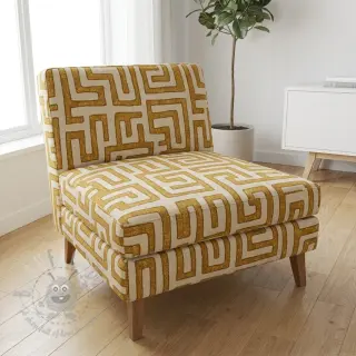 Dekorativna tkanina RAFFIA ocre