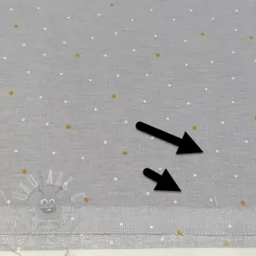 Pamuk Sweet bear star light grey ORGANIC 2nd class