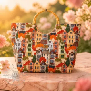 Dekorativna tkanina premium Favourite village
