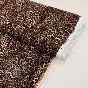 Viskoza RADIANCE Skinny brown digital print