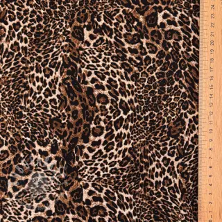 Viskoza RADIANCE Skinny brown digital print