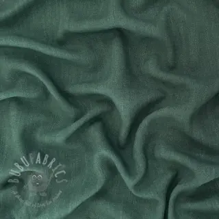 Viskoza s lanom WASHED dark green
