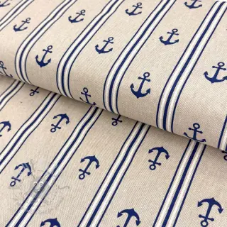 Dekorativna tkanina Linenlook Stripe Maritime