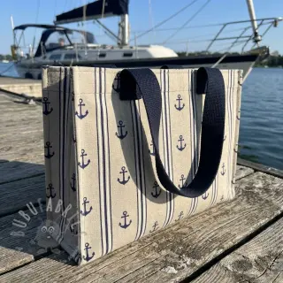 Dekorativna tkanina Linenlook Stripe Maritime