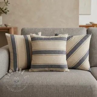 Dekorativna tkanina DOBBY Stripe RIVIERA LARGE blue