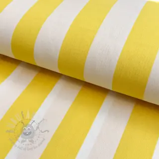 Dekorativna tkanina OUTDOOR PREMIUM Stripe yellow