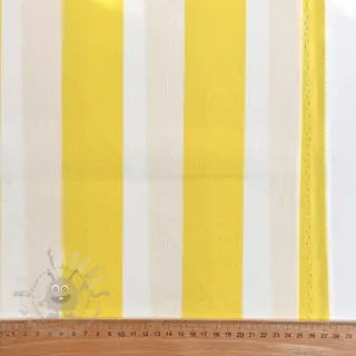 Dekorativna tkanina OUTDOOR PREMIUM Stripe yellow