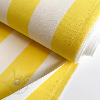 Dekorativna tkanina OUTDOOR PREMIUM Stripe yellow