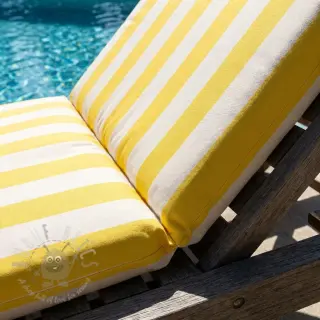 Dekorativna tkanina OUTDOOR PREMIUM Stripe yellow