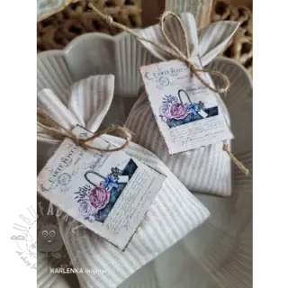 Lan s pamukom Lira medium stripe beige