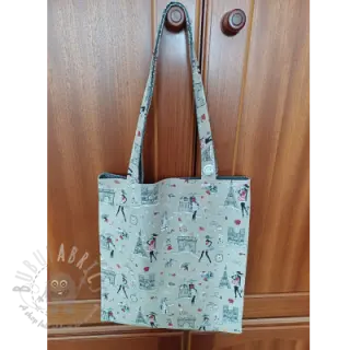 Dekorativna tkanina Linenlook Cute Paris multico