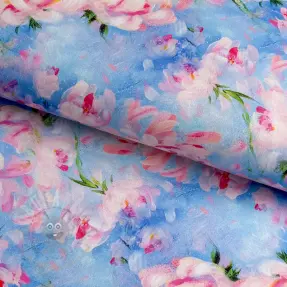 Pamuk SATIN STRETCH Peony roses